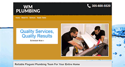 Desktop Screenshot of flagamiplumbing.com