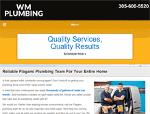 Tablet Screenshot of flagamiplumbing.com